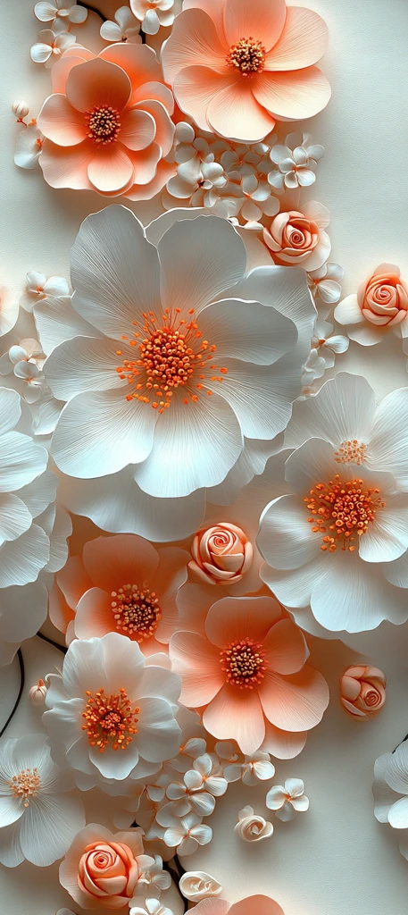 花卉簇拥顶视图