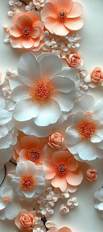 花卉簇拥顶视图