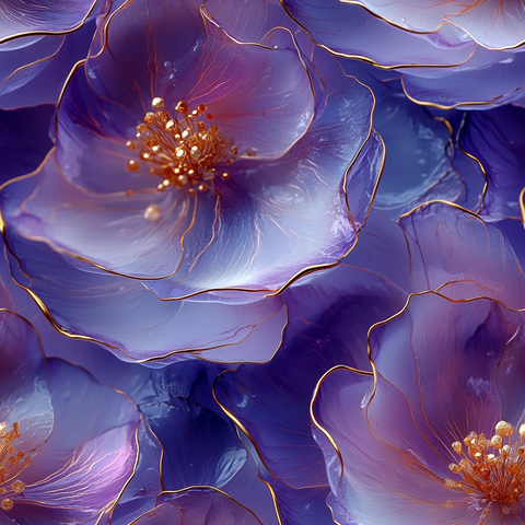 酒精墨水花卉图案