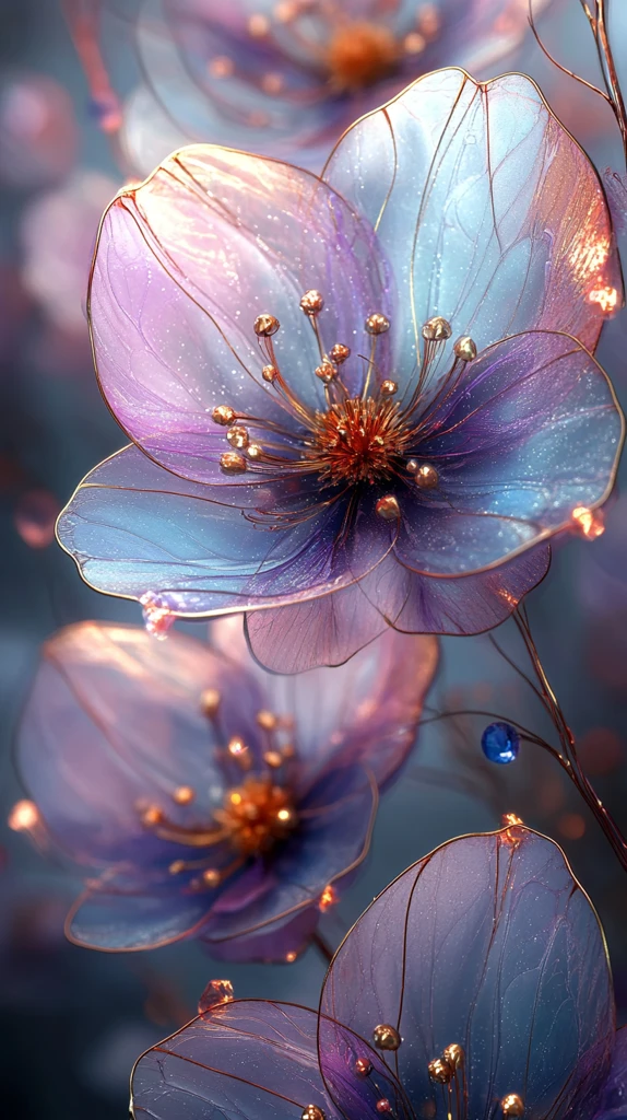 金色花瓣梦幻图案