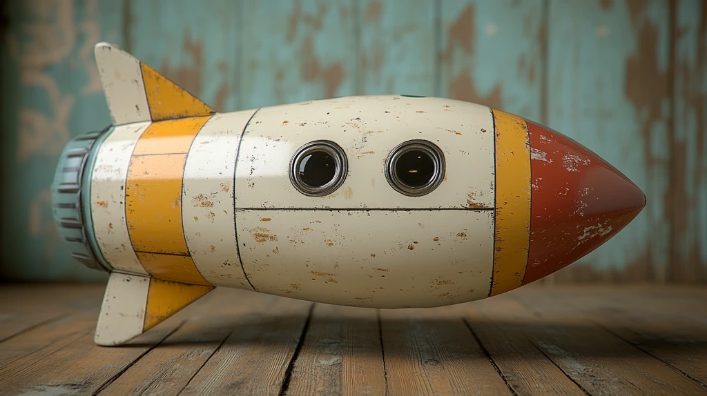 太空火箭卡通图