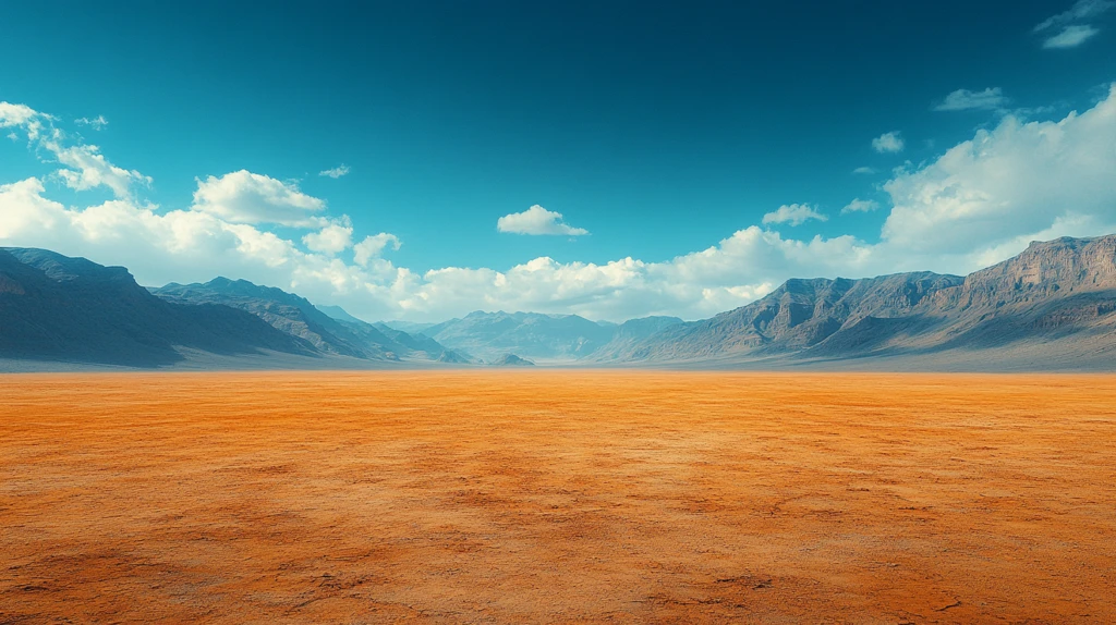 沙漠中沙丘的黑白影像