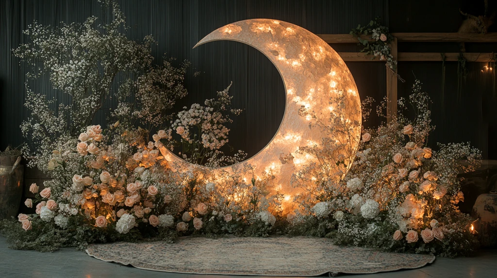 月亮婚礼装饰