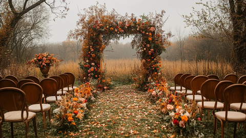 婚礼装饰几何框架干花绿植