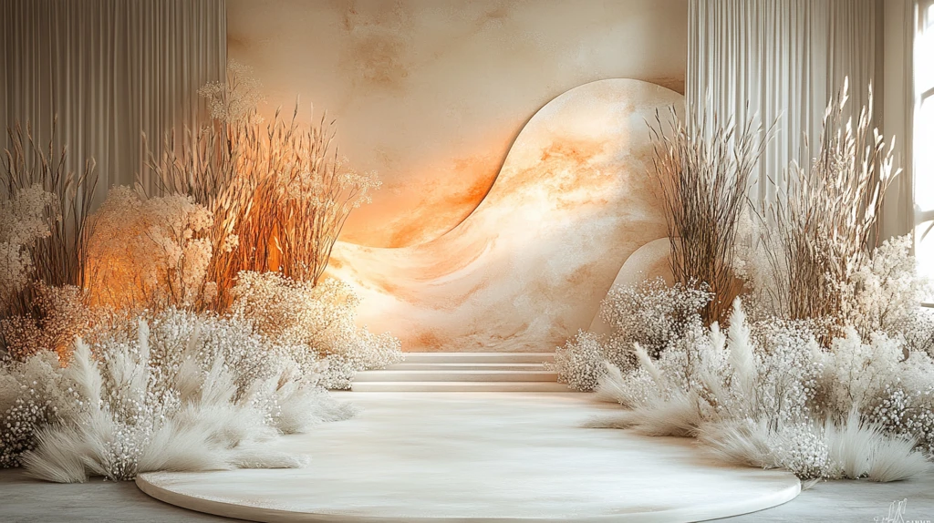 婚礼背景墙装饰