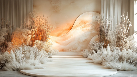 婚礼背景墙装饰