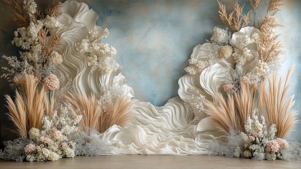 婚礼背景墙装饰