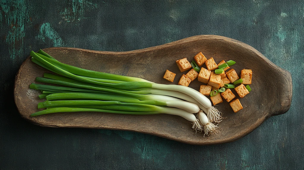 豆腐生葱