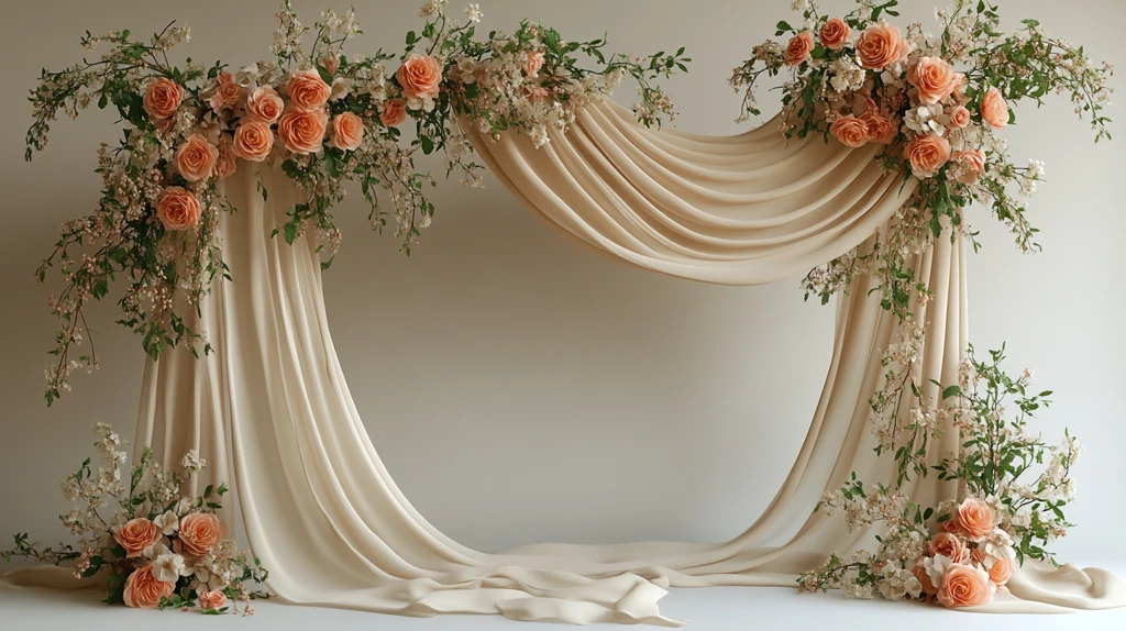 婚礼装饰框架悬挂织物