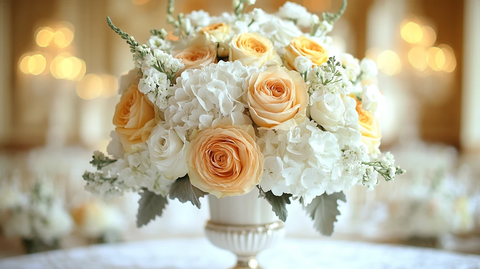 婚礼桌花中心装饰