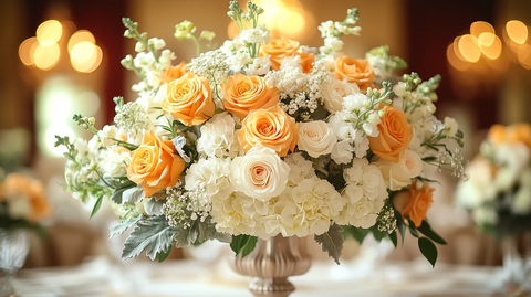 婚礼桌花中心装饰