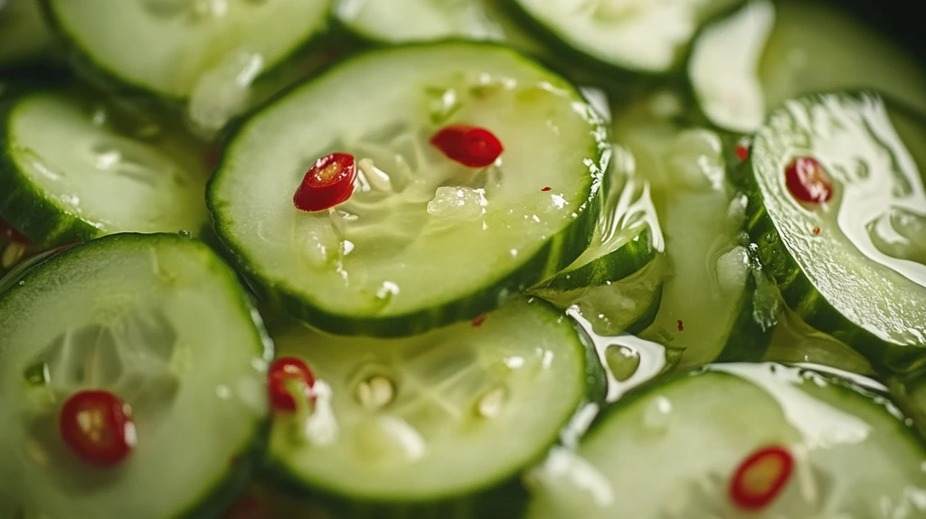 火锅配菜黄瓜片