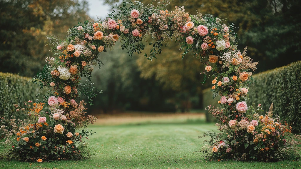 婚礼花拱门装饰