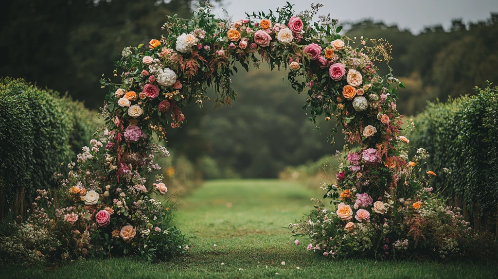 婚礼花拱门装饰