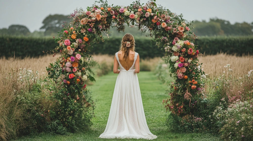 婚礼花拱门装饰