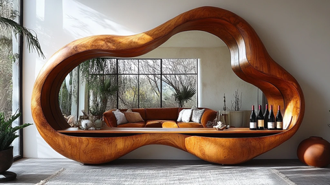 有机形状墙镜设计