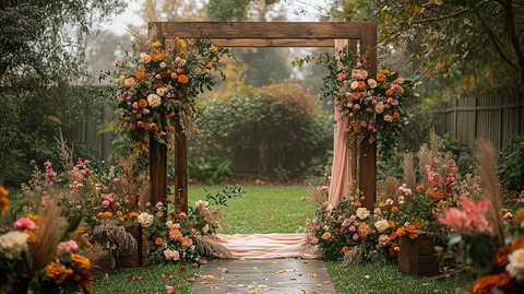 木制拱门婚礼装饰