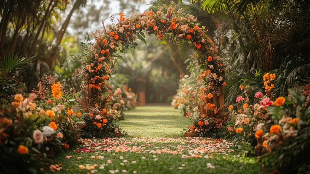 木制拱门婚礼装饰