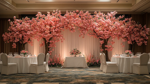 婚礼舞台背景与LED屏幕