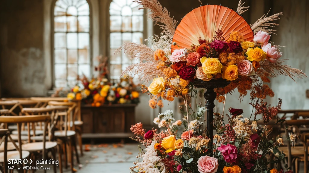 婚礼装饰与手绘太阳伞