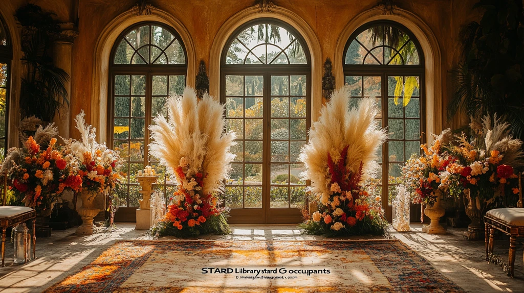 婚礼仪式装饰与贝壳装置