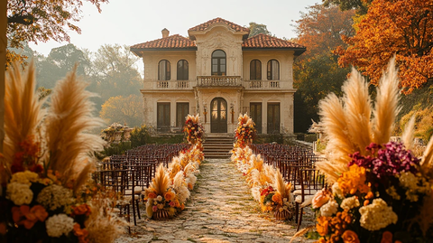 婚礼装饰与巨型贝壳