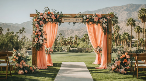 新婚夫妇婚礼装饰