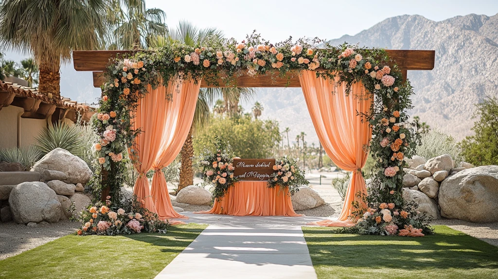 新婚夫妇婚礼装饰