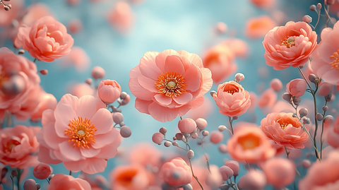 婚礼邀请函花卉设计