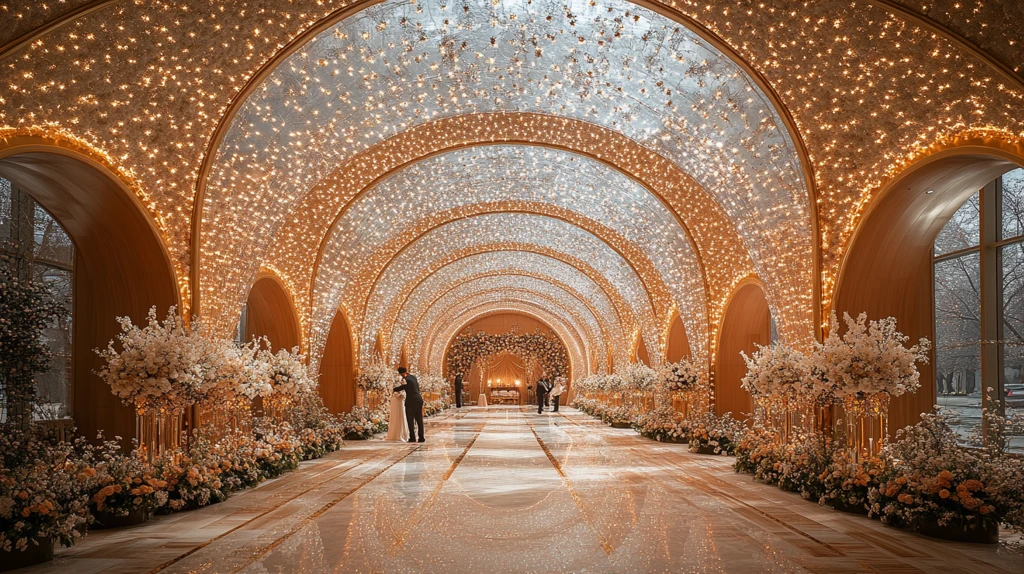 婚礼装饰安装过程