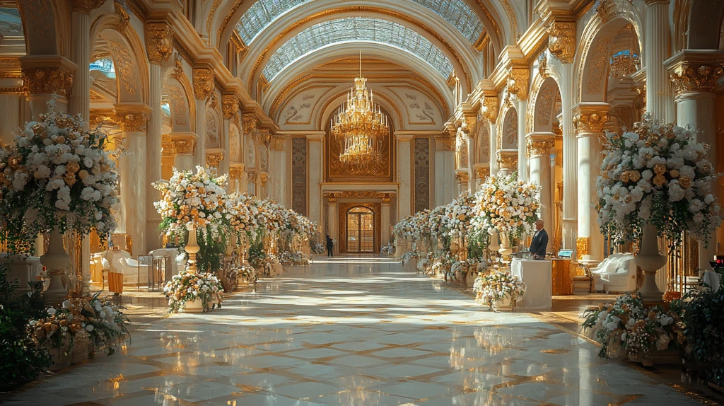 婚礼装饰安装过程