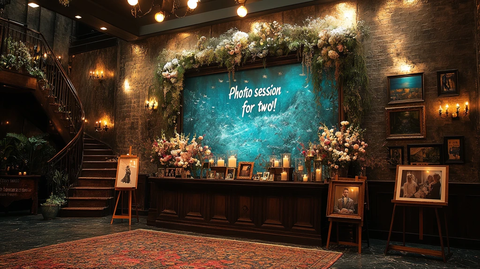 婚礼照片拍摄区