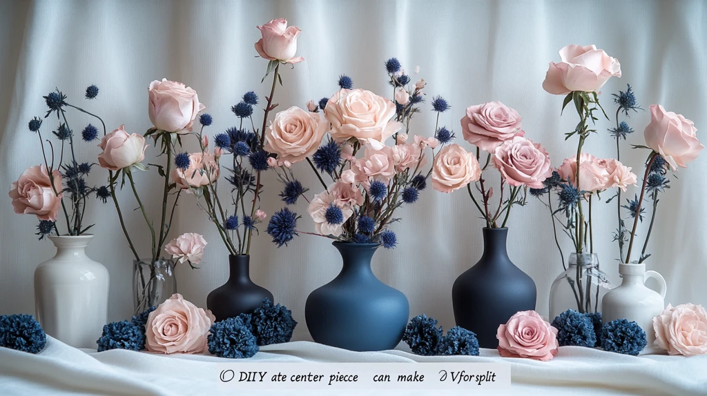 情人节DIY餐桌中心花艺