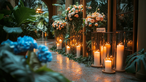 白色珍珠婚礼装饰