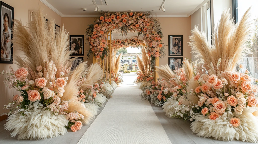 婚礼大厅入口装饰