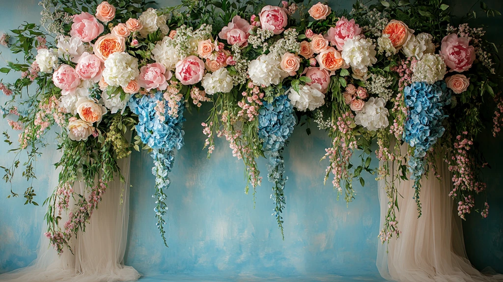 优雅婚礼花卉装饰