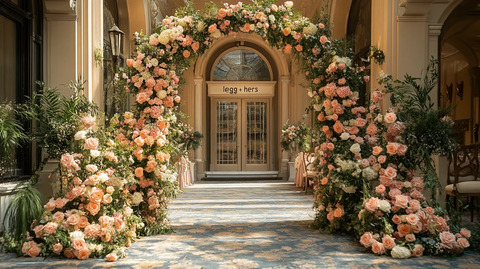 婚礼拱门装饰