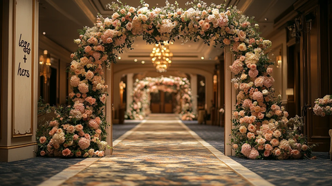 婚礼拱门装饰