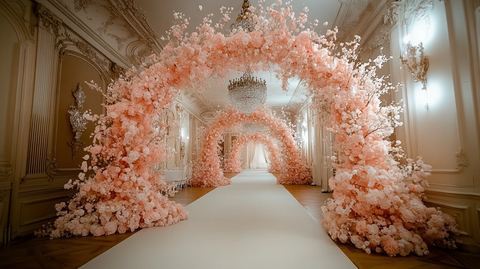 婚礼入口花拱门