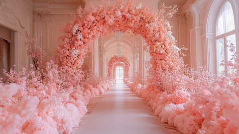 婚礼入口花拱门