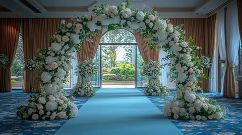 婚礼花拱门装饰