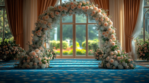 婚礼花拱门装饰