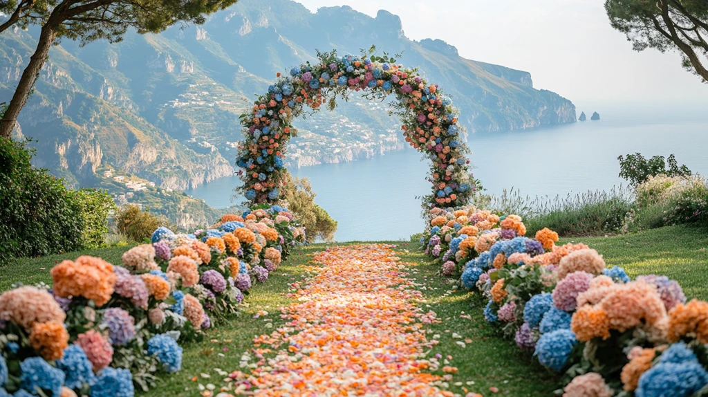 婚礼花拱门装饰