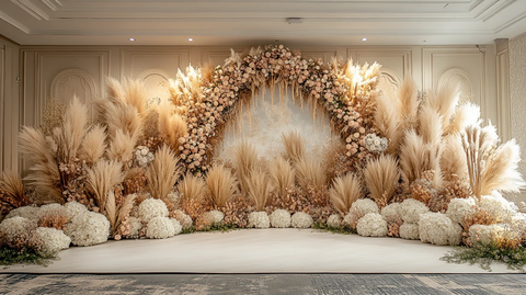 婚礼舞台背景设计