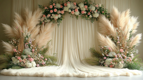 婚礼舞台背景设计