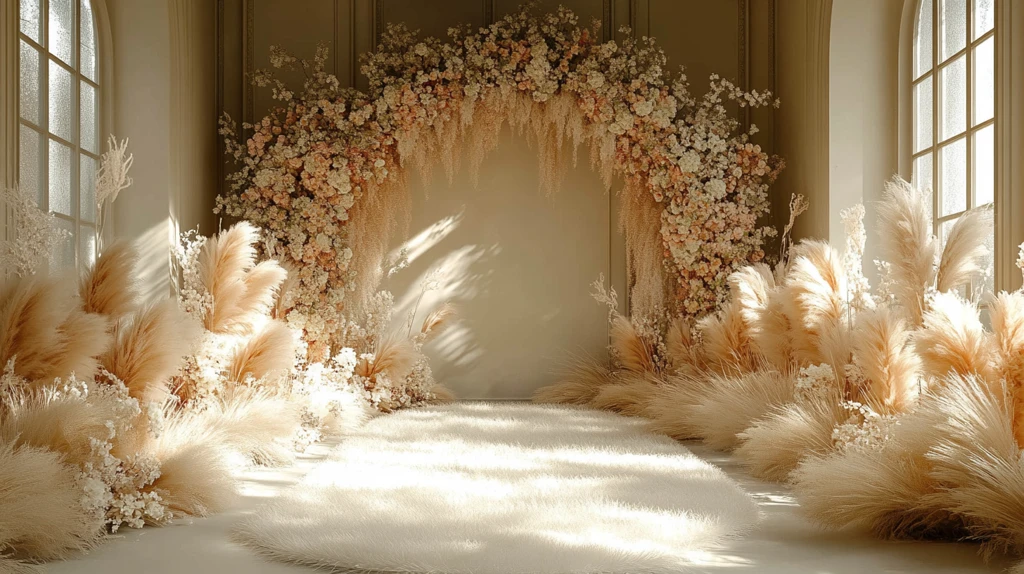 婚礼舞台背景设计