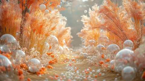 婚礼玻璃球舞台设计