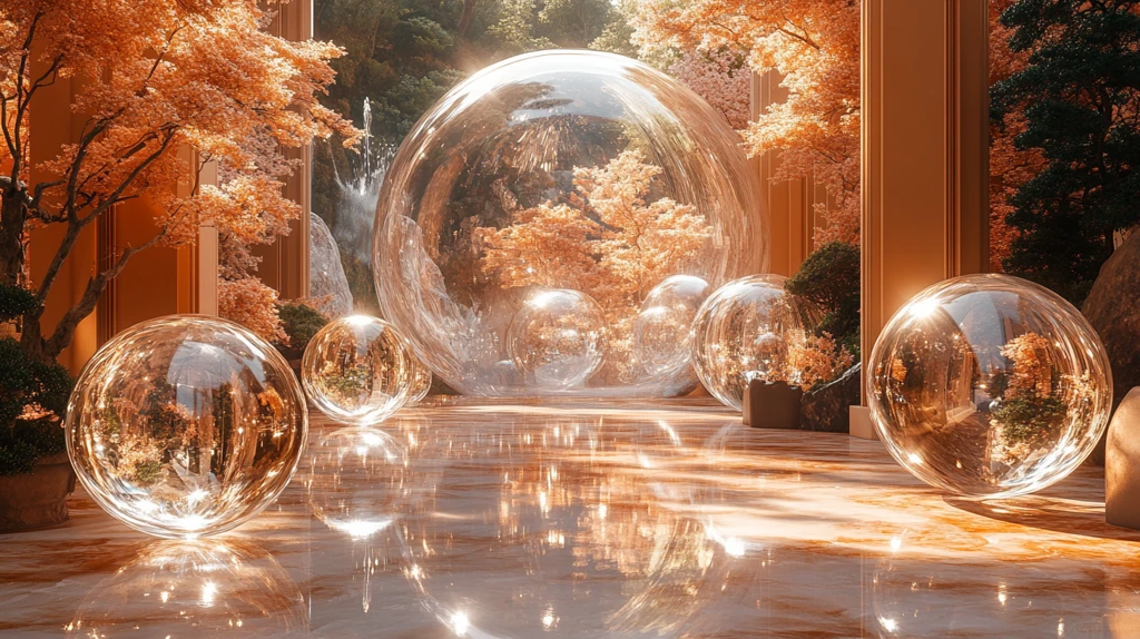 婚礼玻璃球舞台设计