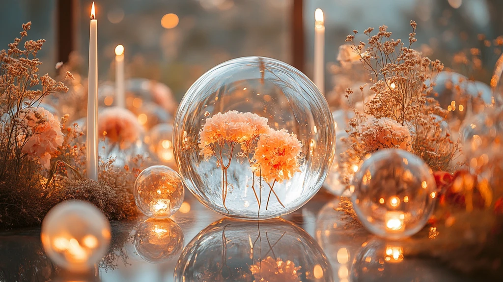 婚礼玻璃球舞台设计