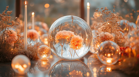 婚礼玻璃球舞台设计